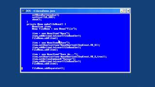 93.Java Intro -Chapter13.Dialogs and Menus-Lesson4.A Menu on a Frame.