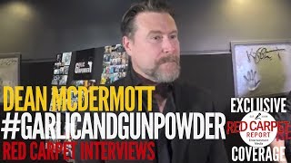 Dean McDermott interviewed at 'Garlic and Gunpowder' Premiere Red Carpet