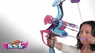 NERF Rebelle Secrets \u0026 Spies Arrow Revolution Bow Blaster | Product Demo