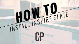 Carlson Projects Lincoln, NE shows how to Install Inspire Slate