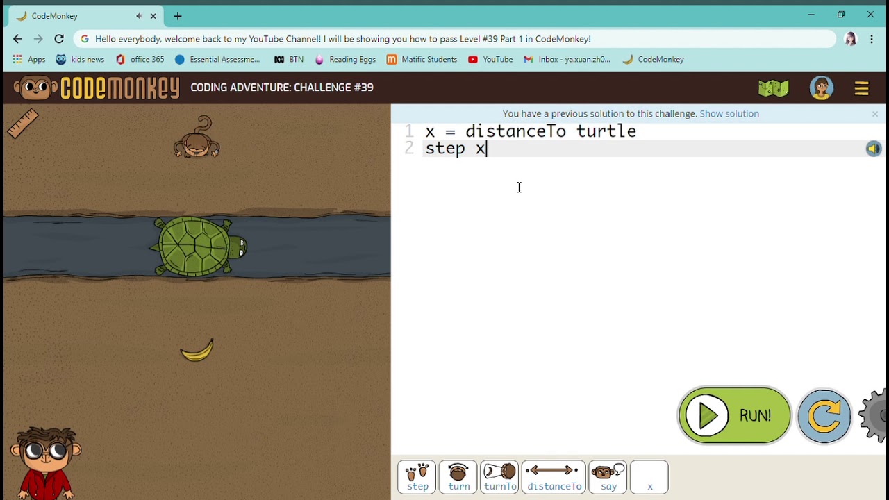 How To Pass Coding Adventure Challenge 39 By Mia Youtube