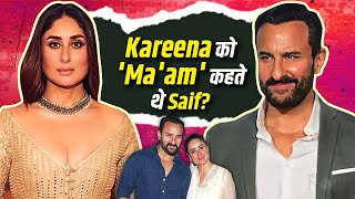 Saif Ali Khan Used To Address Kareena Kapoor As ‘Ma’am’? Find Out The Reason