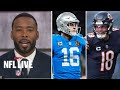 NFL LIVE | Andrew Hawkins bold predicts Lions vs Bears Wk 13: Jared Goff will outduel Caleb Williams