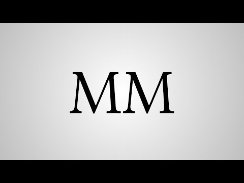 What does MM stand for date?