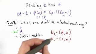 Picking E And D Solution - Applied Cryptography