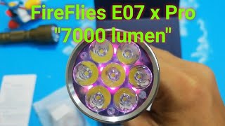 Fireflies E07X Pro/7000 Lumens: mở hộp đèn mang tên \