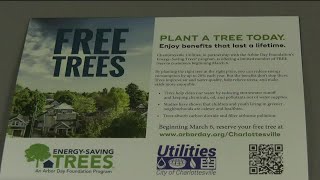 Charlottesville and Arbor Day Foundation partnering to give away 200 free trees