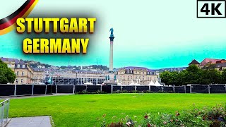 [4K] Stuttgart Germany 2023 | Walking Tour Stuttgart | 4K Video