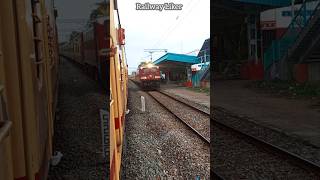 KOLLAM EXPRESS கொல்லம் எக்ஸ்பிரஸ் fast crossing #shorts #short #viral #trending #train #railway #new