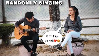 Randomly Singing With Cute Girl | Impressing & Picking up Girl Prank | Jhopdi K