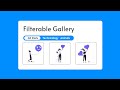 Make Portfolio Filterable Image Gallery With HTML CSS & Javascript || Filterable Image