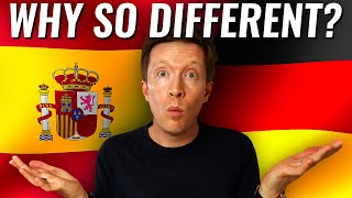 Why Are Spanish and German So Different?