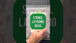 EASIEST Way to Layer Stencils! #cardmaking #crafts