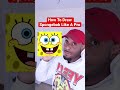 How To Draw Spongebob #spongebob #shorts #art #drawing