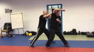 Release vs Pushing Choke from the Front, with Amnon Darsa at Institute Krav Maga Netherlands.