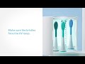 how to use the glister™ multi action power toothbrush