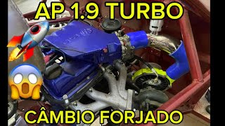 Gaiola Cross motor AP 1.9 turbo e câmbio forjado