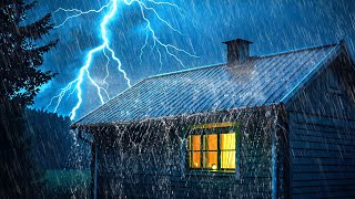 Powerful Rain And Thunder Sounds for Sleeping - Sleep Instantly With Heavy Rainstorm at Night