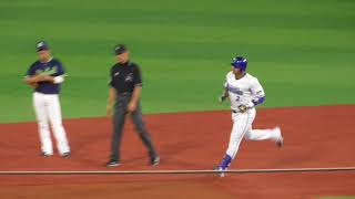 2018年9月8日 横浜DeNA － 東京ヤクルト ロペス選手 第1打席 第20号 先制スリーランホームラン