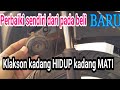 Perbaikan klakson motor kadang mati kadang hidup