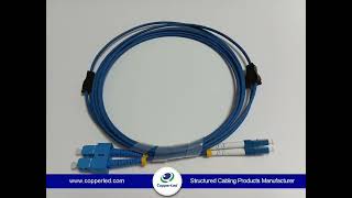 Armored SC/upc-LC/upc  SM Duplex  LSZH  Fiber optic Cable