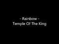 Rainbow -  Temple of The King lyrics (karaoke)