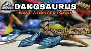 NEW UNBOXING Jurassic World Dino Trackers Dakosaurus Toy Review!!! | 2023 Mattel Wave 3 Danger Pack!