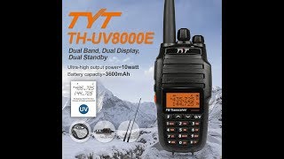 TYT UV8000E Dual Band with Cross Band Repeat