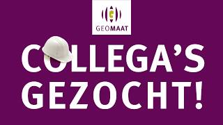 Geomaat zoekt nieuwe collega's