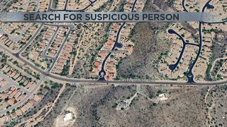 PCSD searching for suspicious person near Corona De Tucson