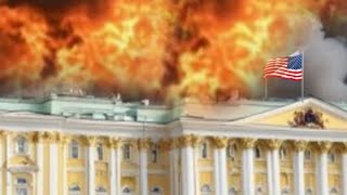 13 minutes ago! The US presidential palace in Washington was bombarded by Russian Yak-141 jets!