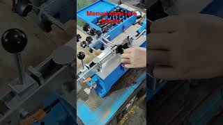 Beijing Graphic Manual Steel Rule Bender Application Demo #diemaker #diemakers