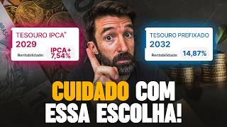 TESOURO IPCA+ ou TESOURO PREFIXADO Qual É O MELHOR INVESTIMENTO para Você