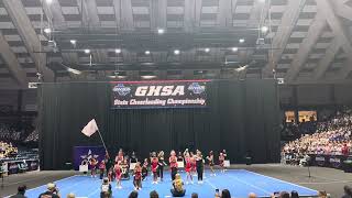 The Shining Stars GHSA State Cheerleading 2024 session 1