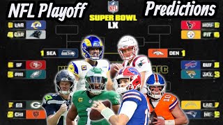 My 2026 NFL Playoff Predictions!! {Full Bracket Picks}