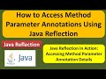 How to Access Method Parameter Annotations Using Java Reflection? | Reflection in Java