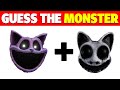 Guess The MONSTER By EMOJI & VOICE | Poppy Playtime Chapter 3 + Zoonomaly | Catnap, Smile Cat