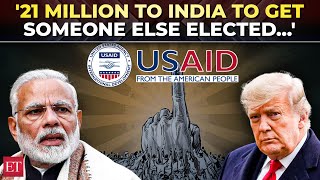 'USAID’s 21 Million to India to get someone else elected': US President Donald Trump's big claim