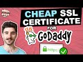 Cheap SSL Certificate for GoDaddy cPanel (Namecheap SSL Installation)