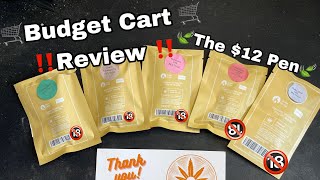 The Cheapest Budget THCa Cart ($12 Legal THCa Cart Review 🛒) (GHH) (5 Flavors🍒)