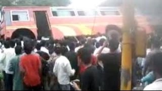 Pune's people power: Group lifts bus to free trapped students