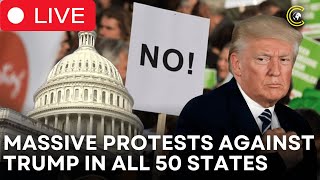 LIVE | Nationwide Protests Against US President Trump Over Executive Orders | Protests at US Capitol