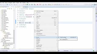 Servlet Practical 1 Hello world