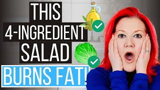 4-Ingredient Fat Burning Cabbage Salad For Weight Loss | Perfect Salad for Diabetics & PCOS