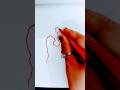 beautiful one stroke painting  #shorts #youtubeshorts #creative #drawing #sketch