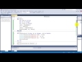 VB.net Programming Constructs in under 8 minutes