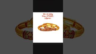 Tanishq Gold Meenakari Bangles #WEDDING #BRIDAL #SHORTS #STATUS #LATEST #TRENDING #VIRAL #4k #2024