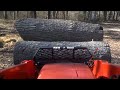 kubota l 39 carrying monster logs