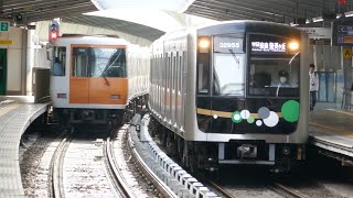 近鉄7020系7121Fと大阪メトロ30000A系32655F 中央線 九条駅