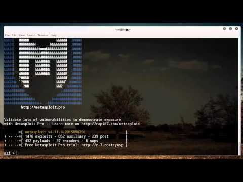 Metasploit for Network Security Tutorial - 1 - Introduction Metasploit for Network Security Tutorial - 1 - Introduction